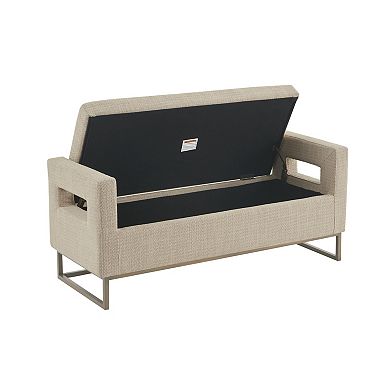 Madison Park Maye Storage Bench