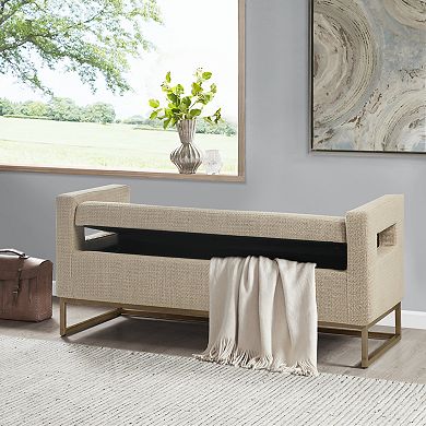 Madison Park Maye Storage Bench