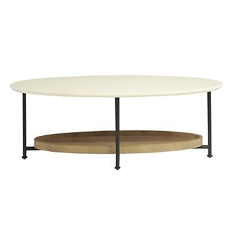 Madison Park Beauchamp 2 tier Oval Coffee Table