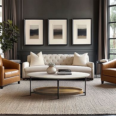 Madison Park Beauchamp 2-Tier Oval Coffee Table