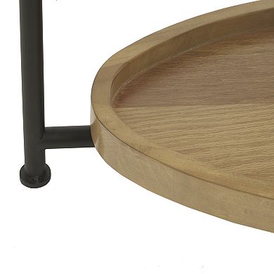 Madison Park Beauchamp 2-Tier Oval Coffee Table