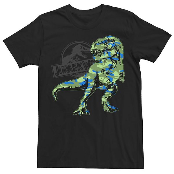 Men's Jurassic World Camo T-Rex Fill Tee