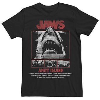 Men's Jaws Movie Pop Poster Tee