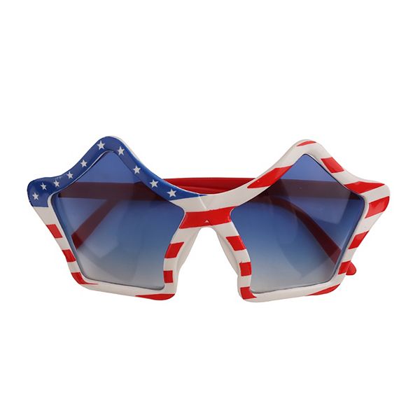 service Bluebell Fejlfri Table Fun American Flag Star Shaped Sunglasses