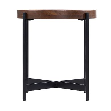 Alaterre Furniture Brookline Round End Table