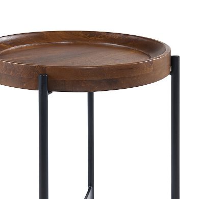 Alaterre Furniture Brookline Round End Table