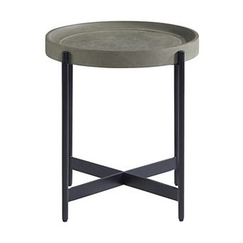 Alaterre Furniture Brookline Round End Table