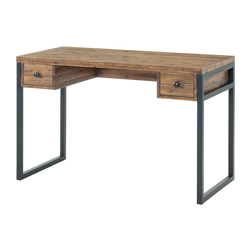 Alaterre Furniture Claremont Rustic Desk, Brown