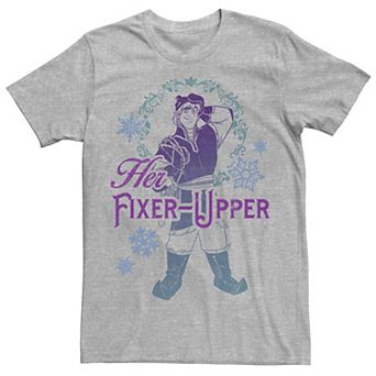 Disney's Frozen Kristoff Men's "Her Fixer-Upper" Gradient Portrait Tee