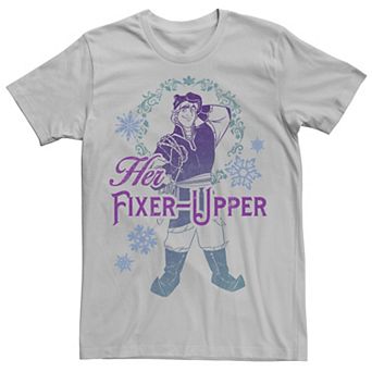 Disney's Frozen Kristoff Men's "Her Fixer-Upper" Gradient Portrait Tee