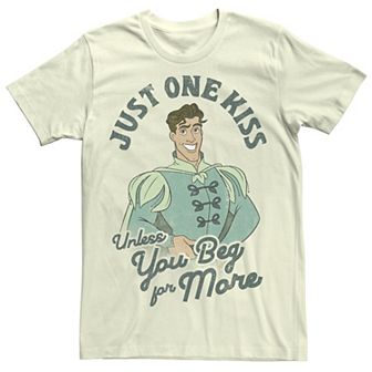 Disney's Prince Naveen Just One Kiss Poster Men's Tee