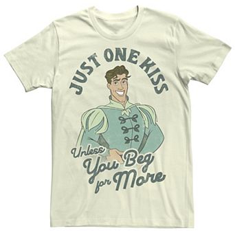 Disney's Prince Naveen Just One Kiss Poster Men's Tee