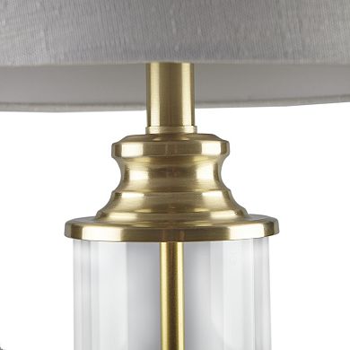 510 Design Clarity Glass Cylinder Table Lamp 2-piece Set