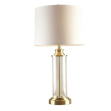 510 Design Clarity Glass Cylinder Table Lamp 2-piece Set
