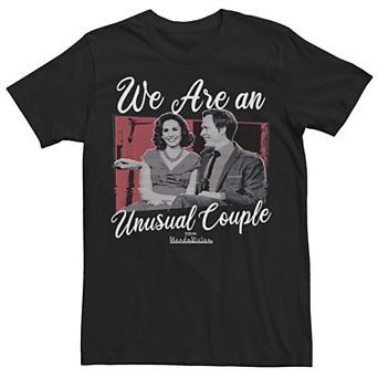 Men's Marvel WandaVision We Are An Unusual Couple Portrait Tee