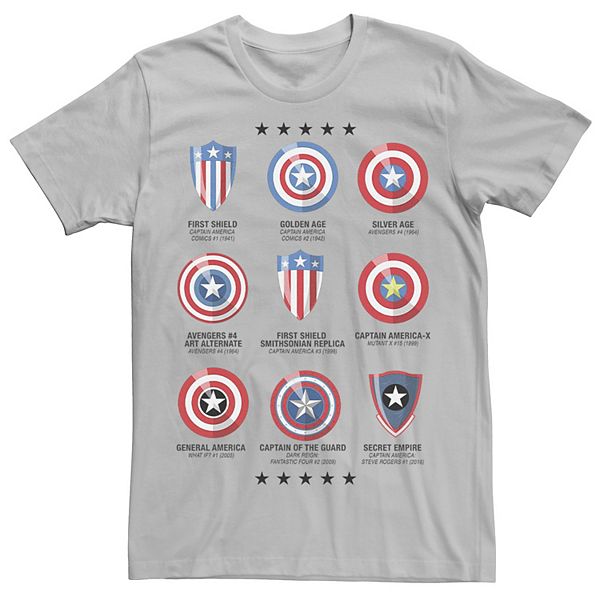 The Avengers Captain America Rogers Shield Jersey