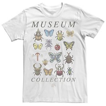 Big & Tall Animal Crossing Bugs Museum Collection Tee
