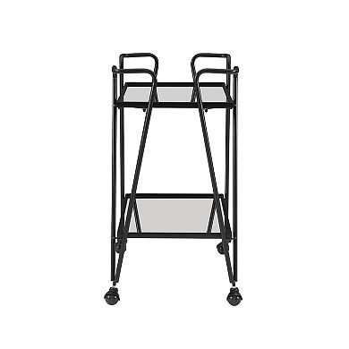 Linon Mid-Century Modern Bar Cart