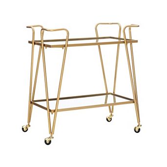 Linon Mid-Century Modern Bar Cart