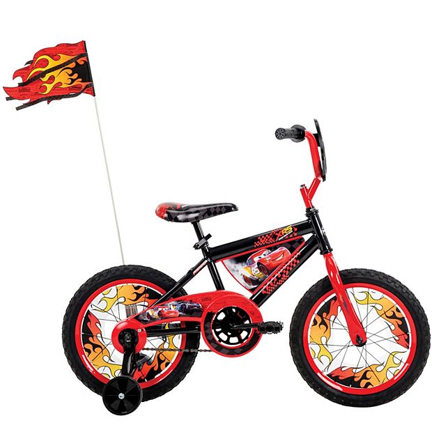 huffy 16 inch lightning mcqueen bike