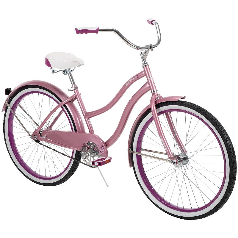 Huffy 26-Inch Good Vibrations Womens Cruiser Bike, Pink, 26