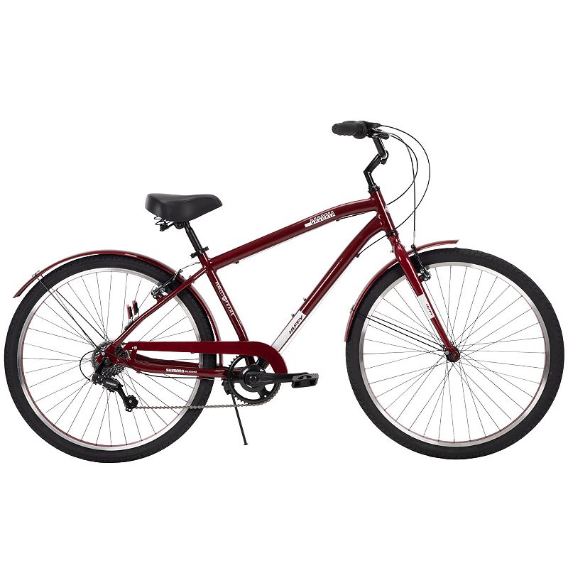 Huffy 27.5-Inch Casoria Mens Comfort Bike, Red, 27.5