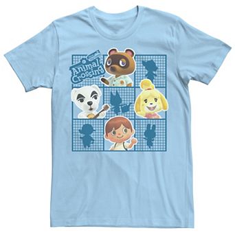 Men's Animal Crossing Group Shot Grid Tee