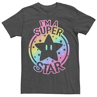 Men's Nintendo I'm A Superstar Gradient Star Logo Tee