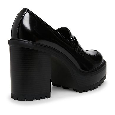 madden girl Kassidy Women's Block Heel Penny Loafers