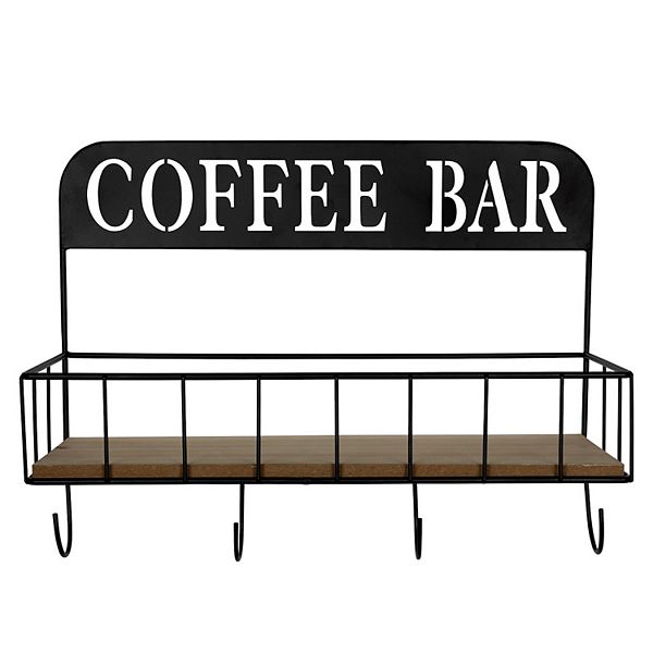 Stratton Home Decor Coffee Bar Wall Shelf