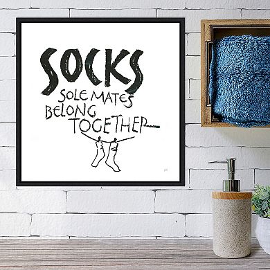 Amanti Art Laundry Room III Framed Canvas Wall Art