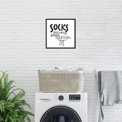 Amanti Art Laundry Room III Framed Canvas Wall Art