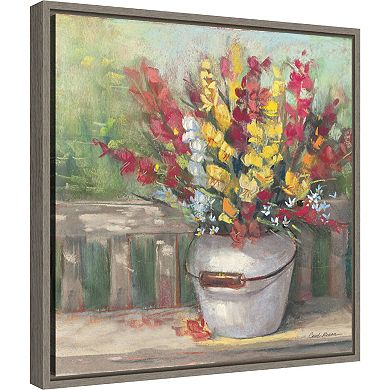 Amanti Art Snapdragon Bouquet Framed Canvas Wall Art