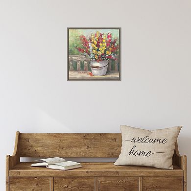 Amanti Art Snapdragon Bouquet Framed Canvas Wall Art