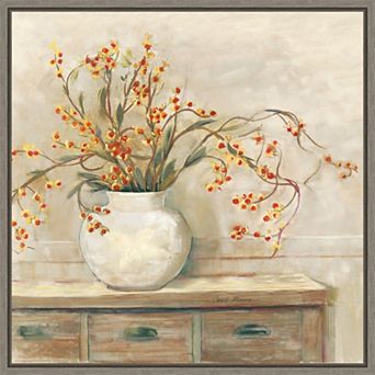 Amanti Art Bittersweet Bouquet Framed Canvas Wall Art