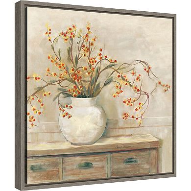 Amanti Art Bittersweet Bouquet Framed Canvas Wall Art