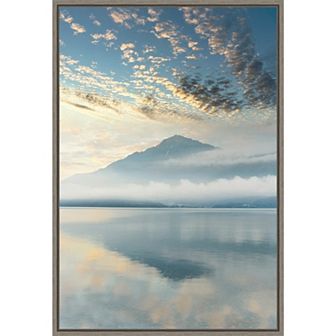 Amanti Art Gravedona Harbor Sunrise Canvas Wall Art