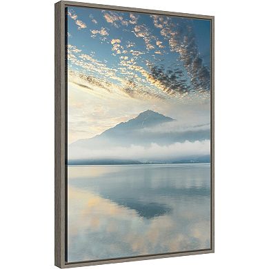 Amanti Art Gravedona Harbor Sunrise Canvas Wall Art