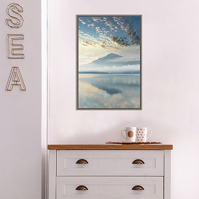 Amanti Art Gravedona Harbor Sunrise Canvas Wall Art