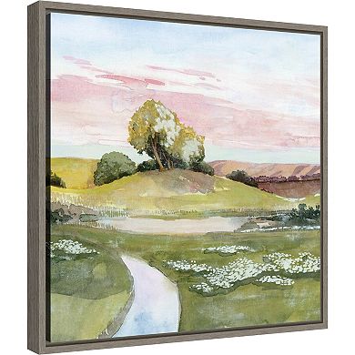 Amanti Art Eastern Light Landscape I Framed Canvas Wall Art