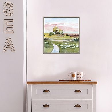 Amanti Art Eastern Light Landscape I Framed Canvas Wall Art
