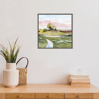 Amanti Art Eastern Light Landscape I Framed Canvas Wall Art