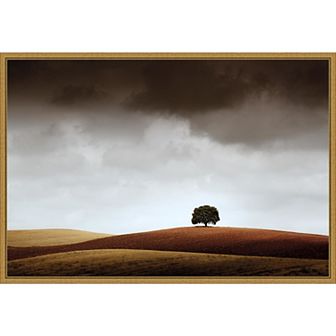 Amanti Art Distant Tree Horizon Framed Canvas Wall Art