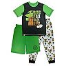 Boys 4-12 Lego Baby Yoda Top, Shorts & Pants Pajama Set