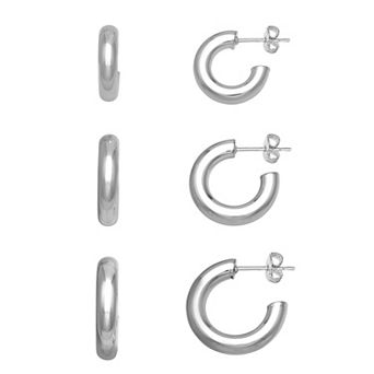 Aurielle C-Hoop Earring Set