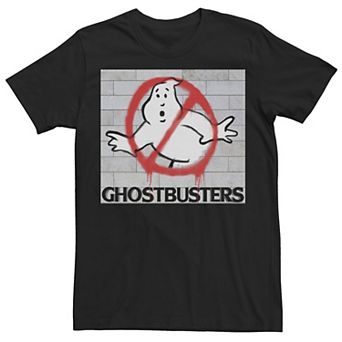 Big & Tall Ghostbusters Brick Spray Logo Tee