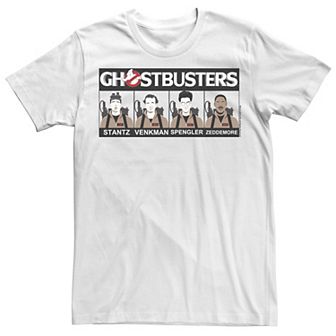 Big & Tall Ghostbusters Group Shot Line Up Tee