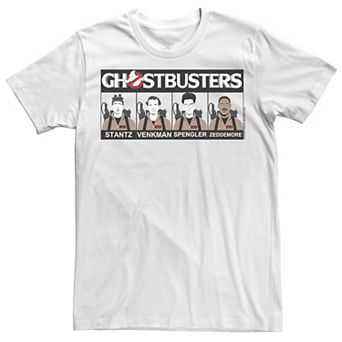 Big & Tall Ghostbusters Group Shot Line Up Tee