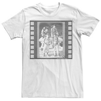 Big & Tall Ghostbusters Group Shot Vintage Film Poster Tee