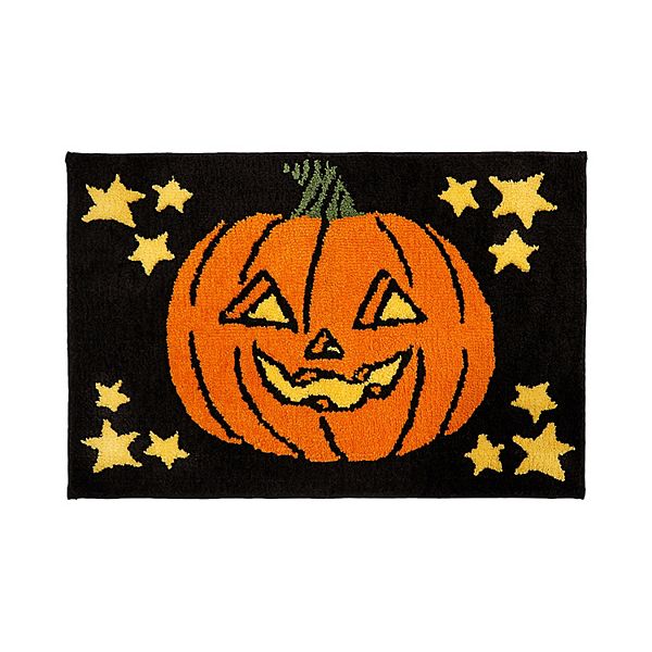 Celebrate Halloween Together Jack-O-Lantern Bathroom Rug